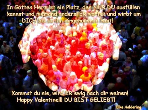 In Gottes Herzen ist ein Platz für Dich!