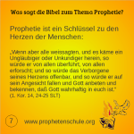 7 Bibelverse über Prophetie