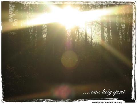 ...come holy spirit.