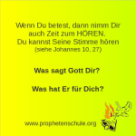 nimm Dir Zeit zum Hören