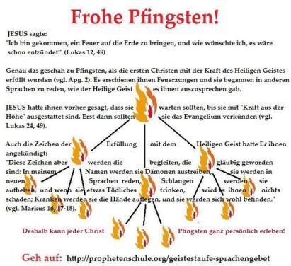 Frohe Pfingsten! Grußkarte E-Card